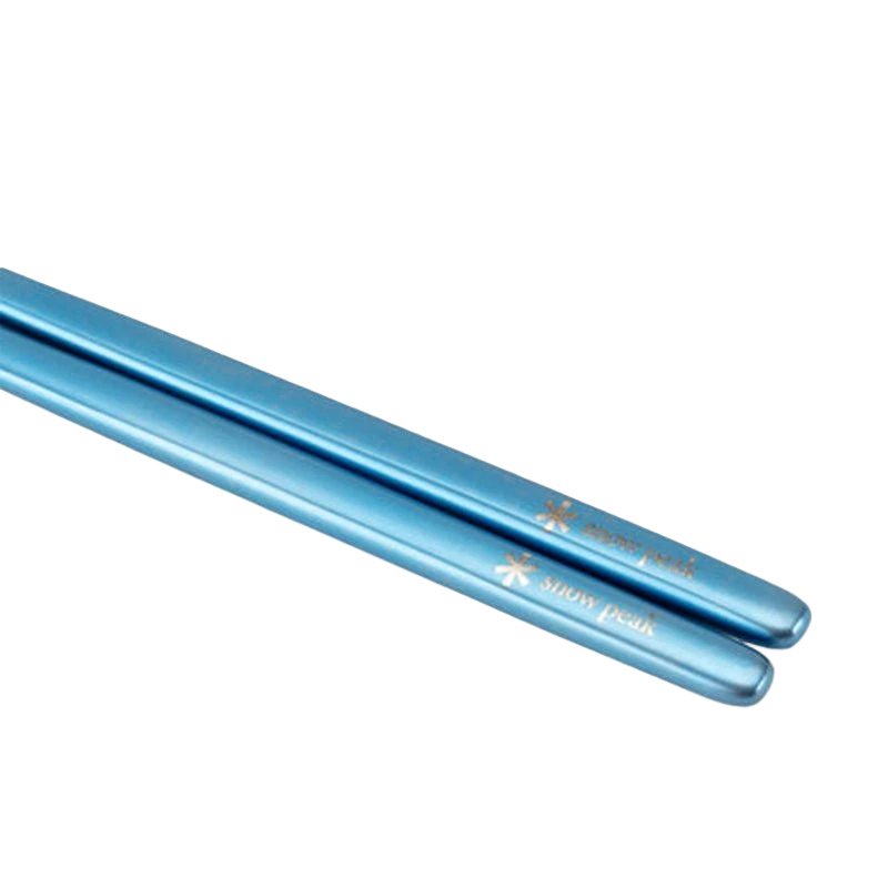 Snow Peak Titanium Chopsticks Blue - View 1