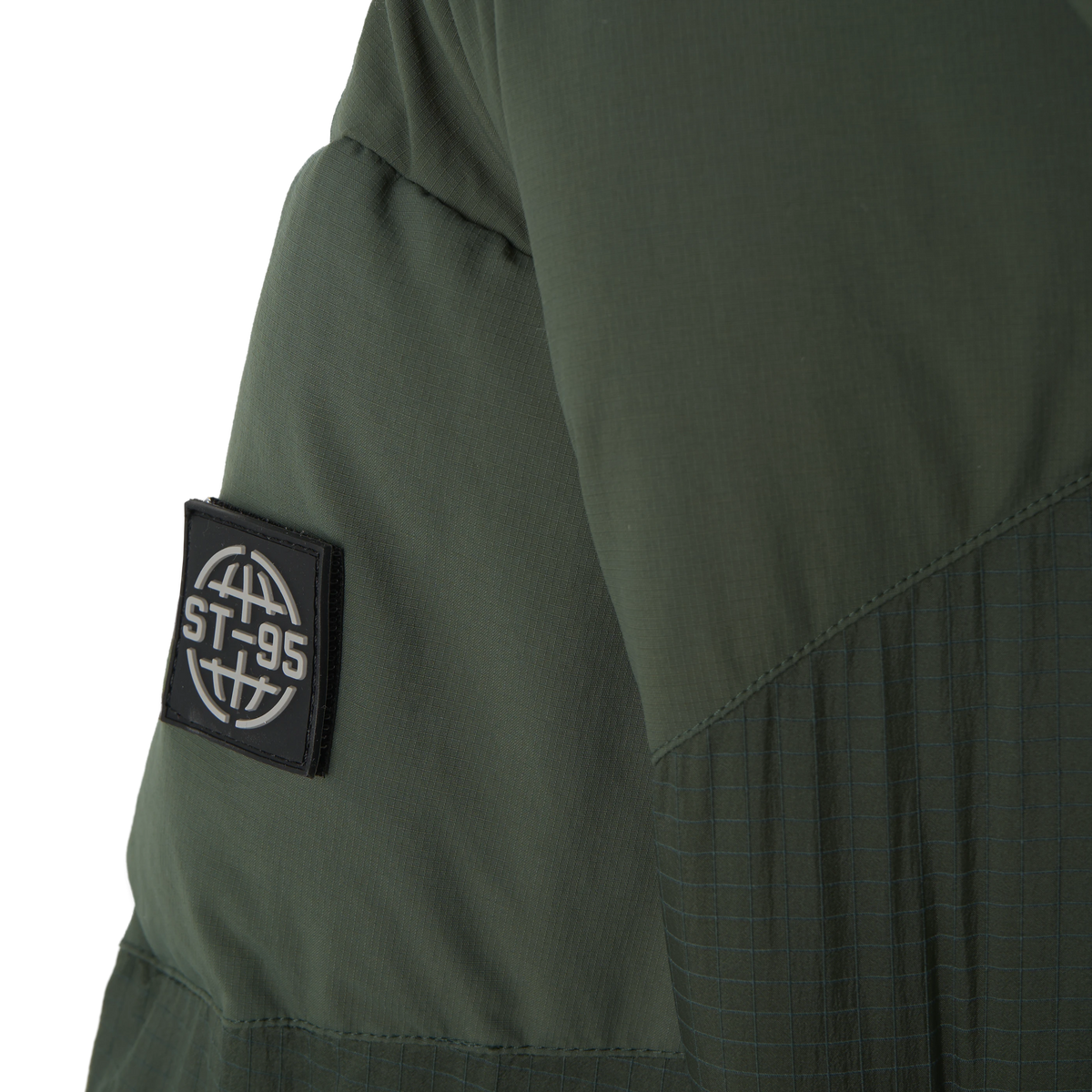 ST95 Imperiali Puffer Dark Green - Detail 3