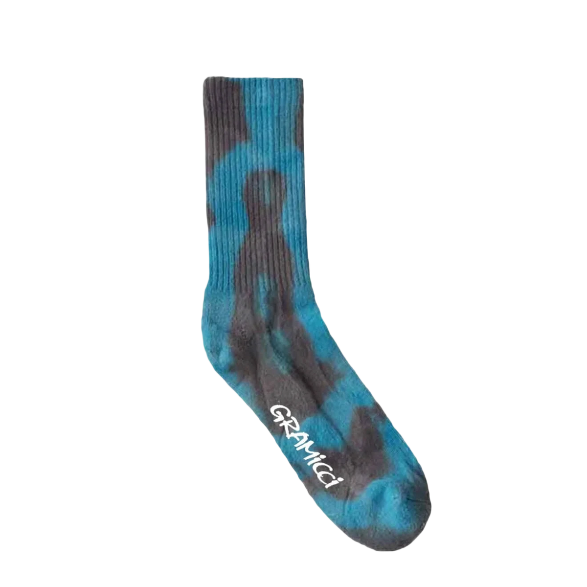 Gramicci Tie Dye Crew Socks Blue - View