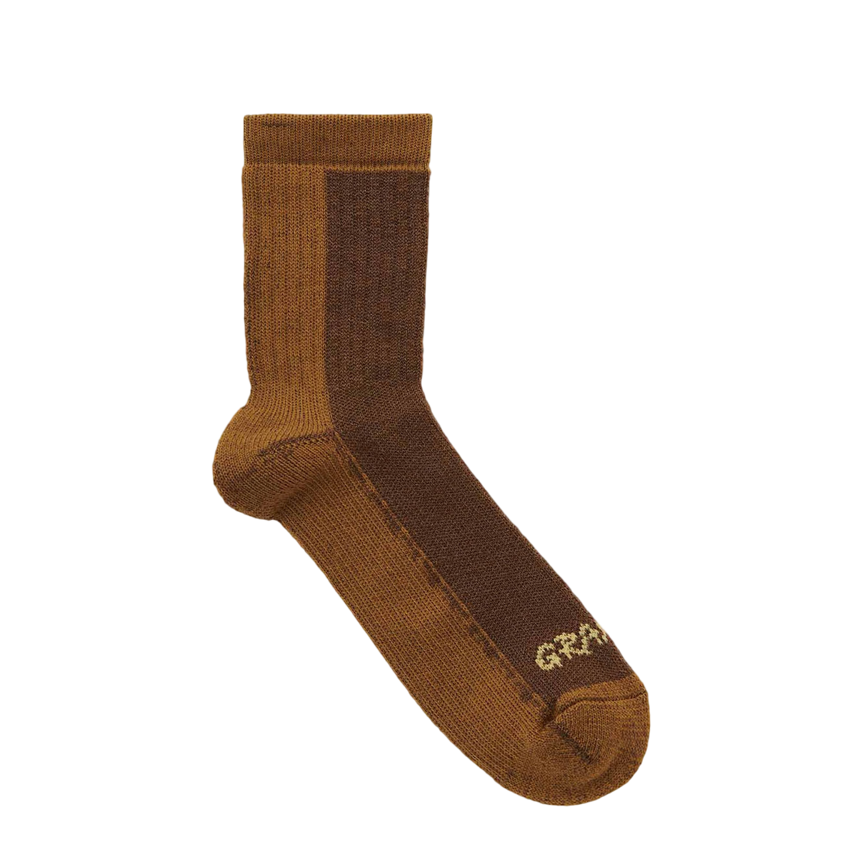 Gramicci 2-Tone Merino Wool Socks Mustard - View