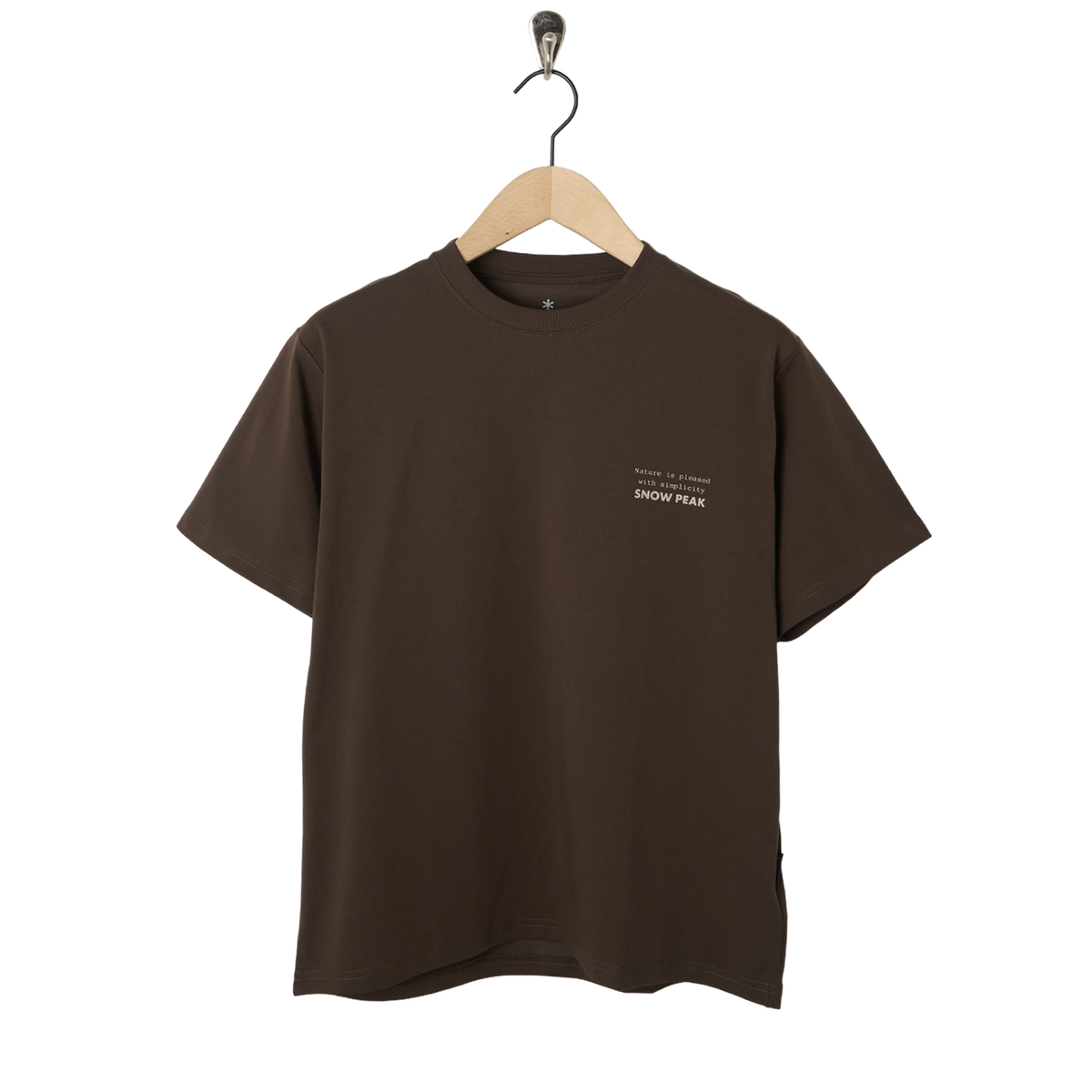 Snow Peak Elemental Balance T-Shirt Brown - Front