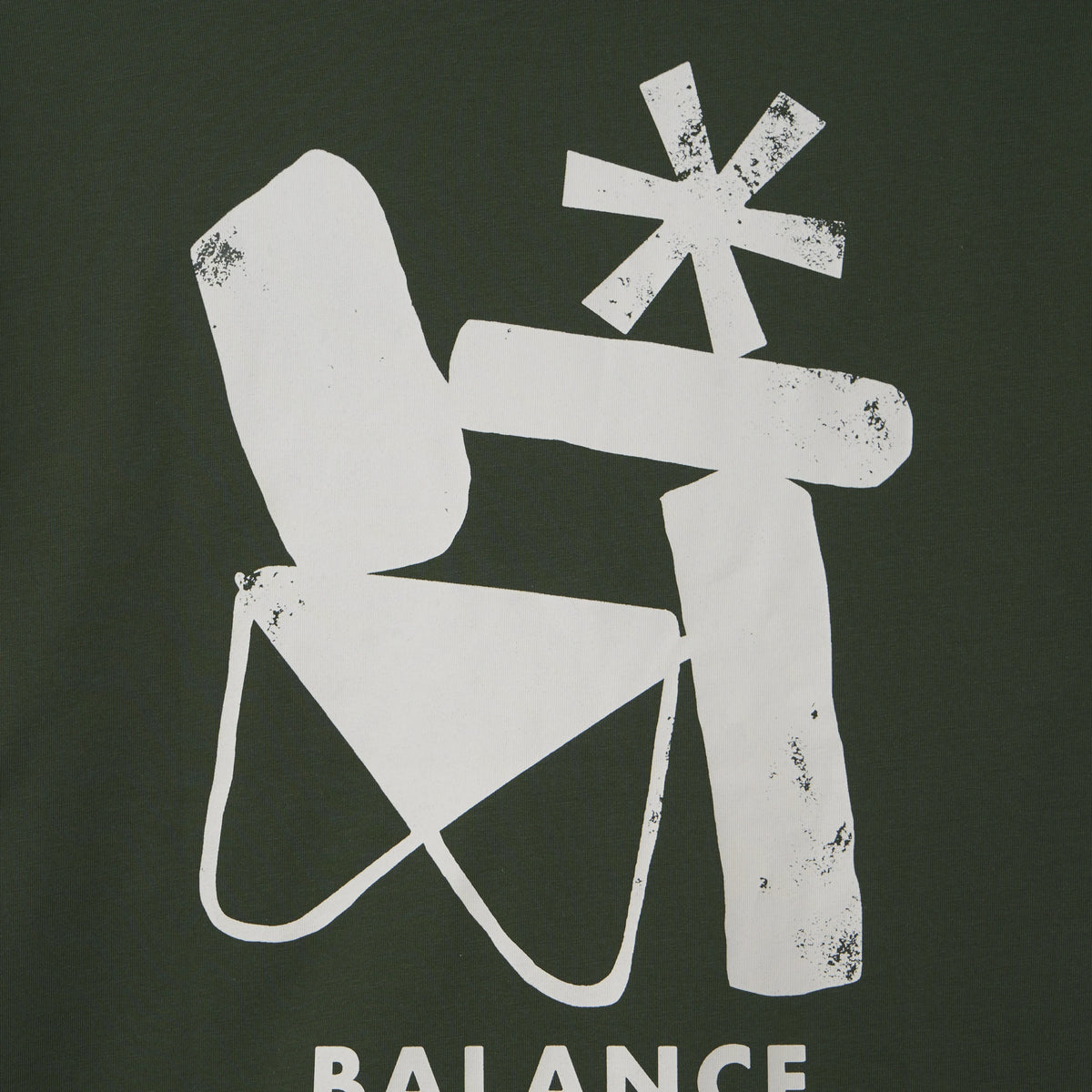Snow Peak Elemental Balance T-Shirt Dark Green - Detail 3