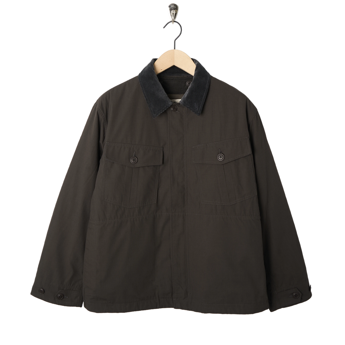 Snow Peak Hybrid Takibi Adjustable Jacket Dark Brown - Front