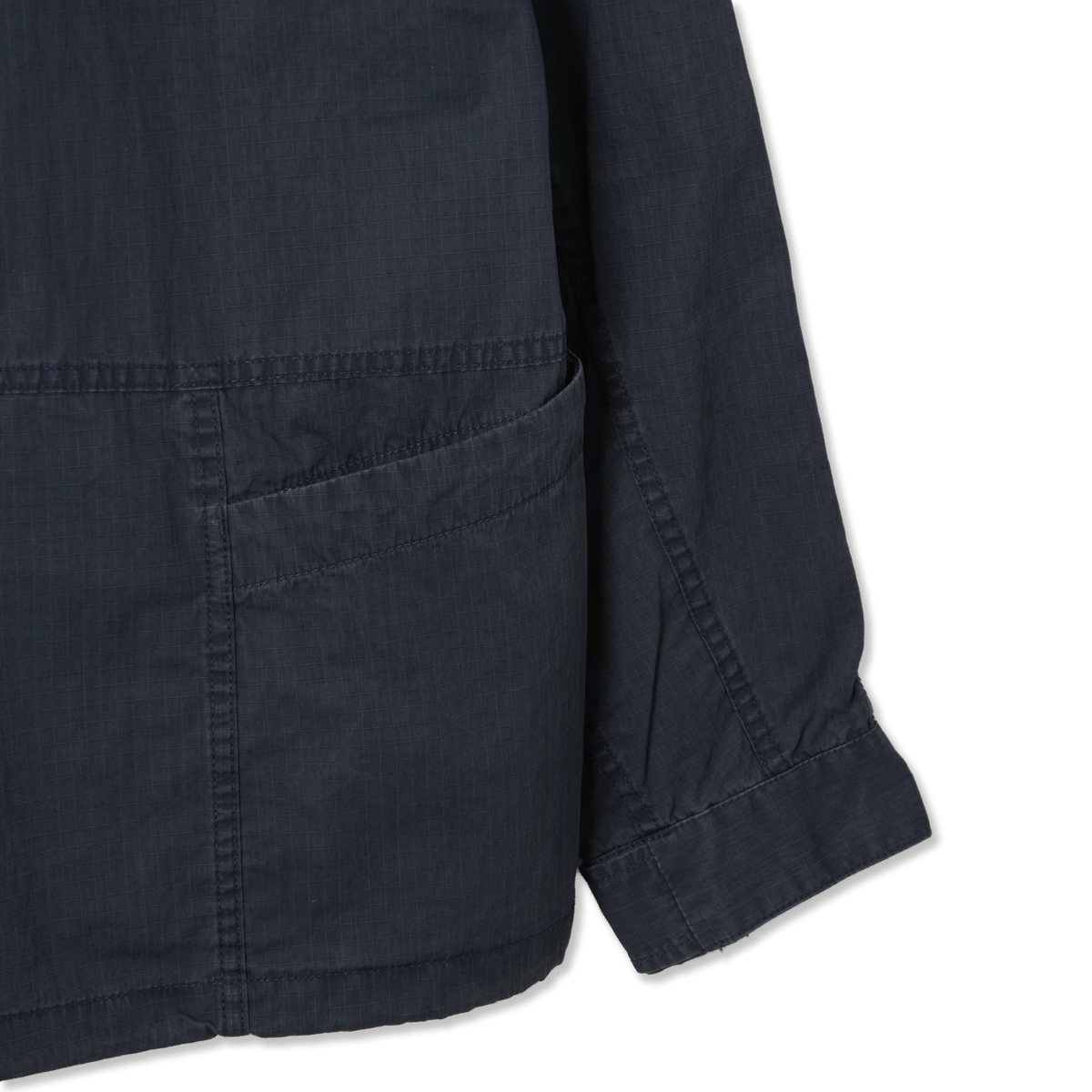 Snow Peak Pigment Washed Jacket Navy - Detail 4