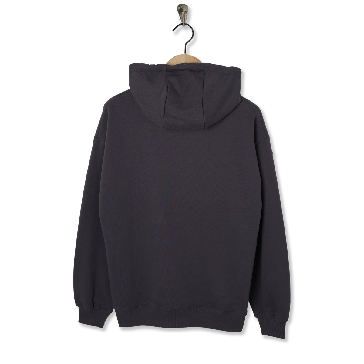 Snow Peak Square Logo Hoodie Charcoal - Back