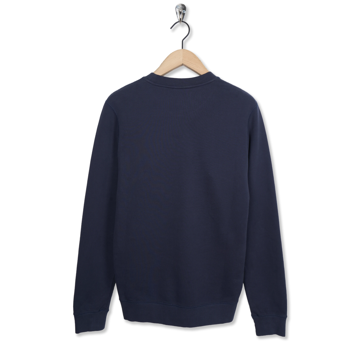 Sunspel Loopback Sweatshirt Navy - Back