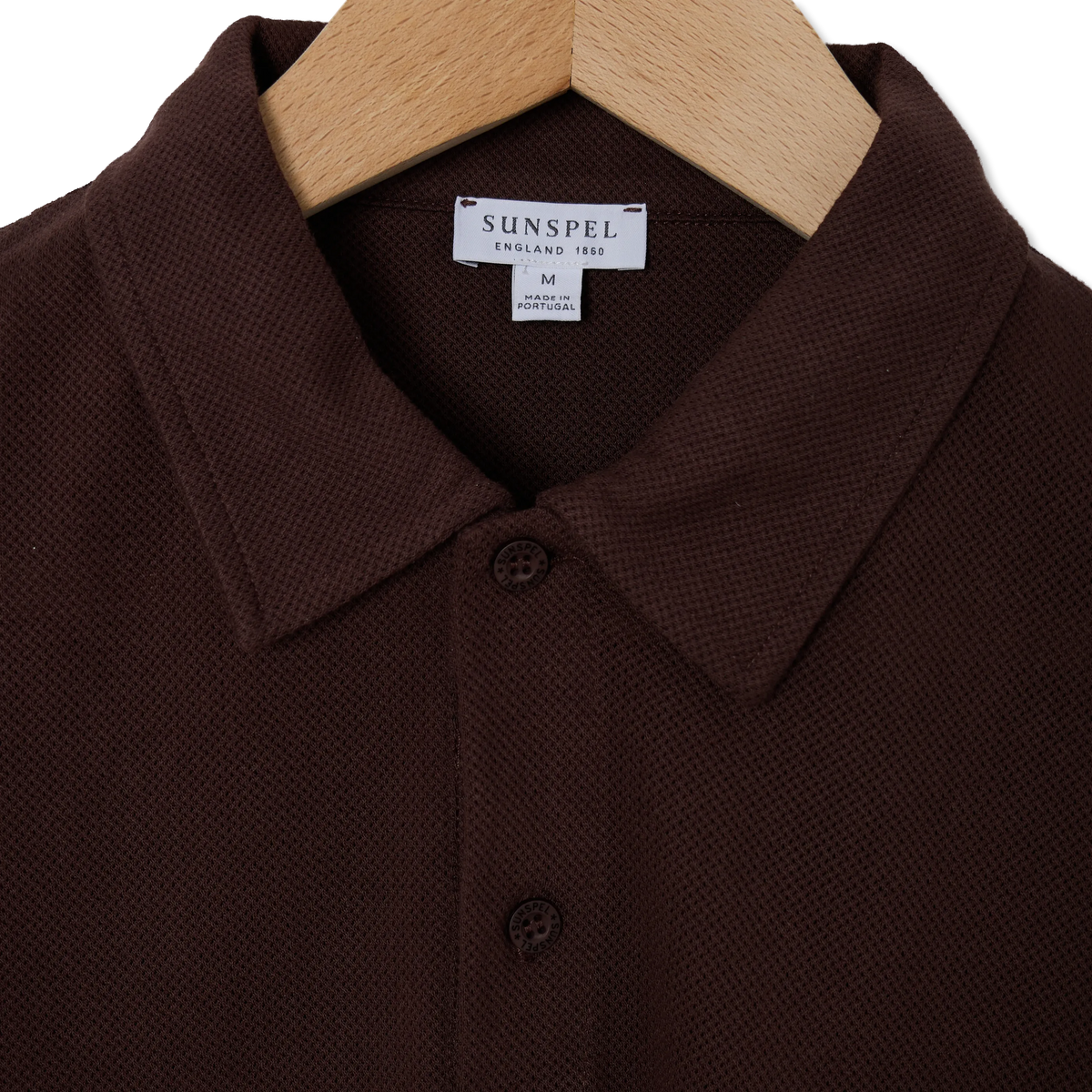 Sunspel S/S Riviera Polo Bakelite - Detail