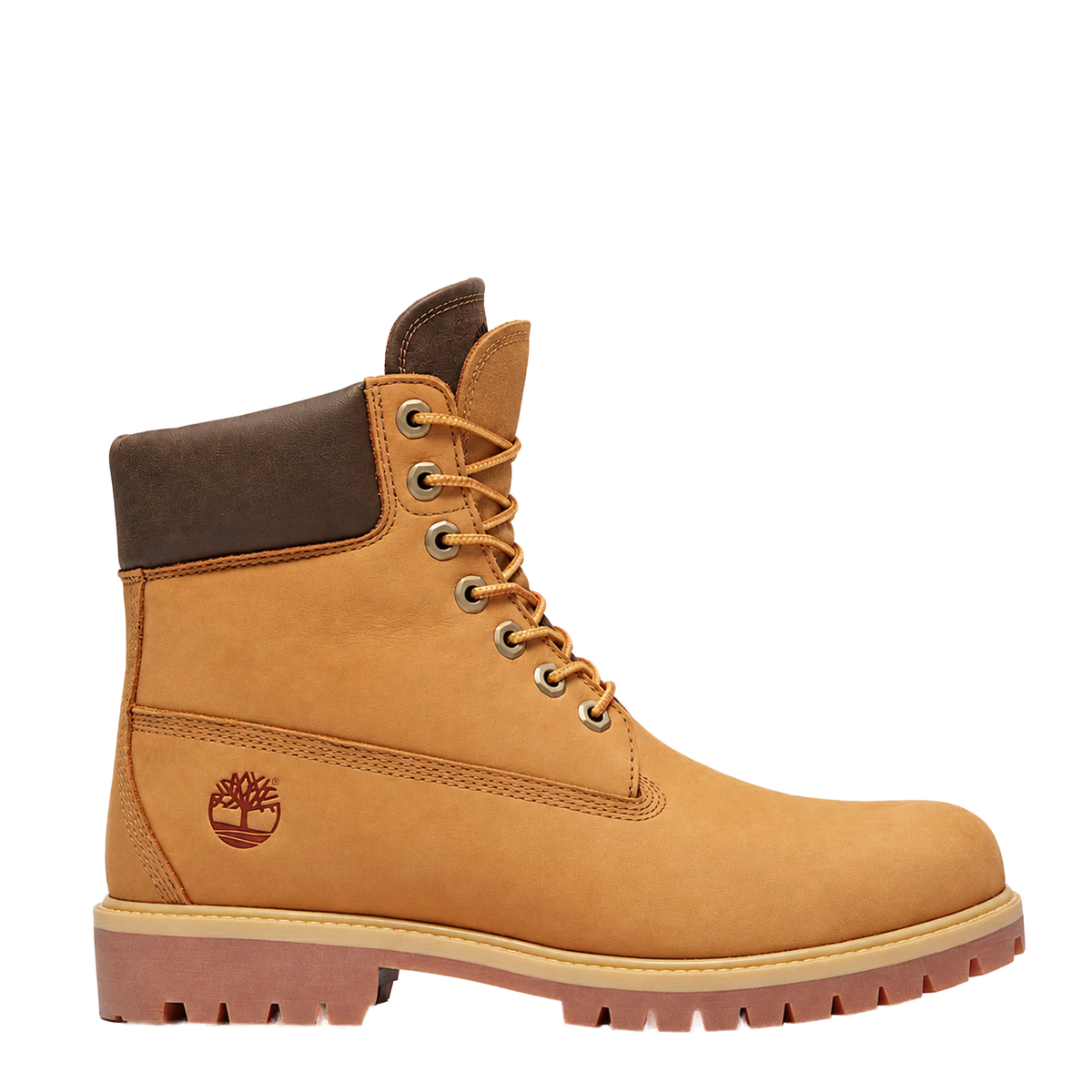 Timberland Mid Lace Waterproof Boot Wheat Nubuck - View 1