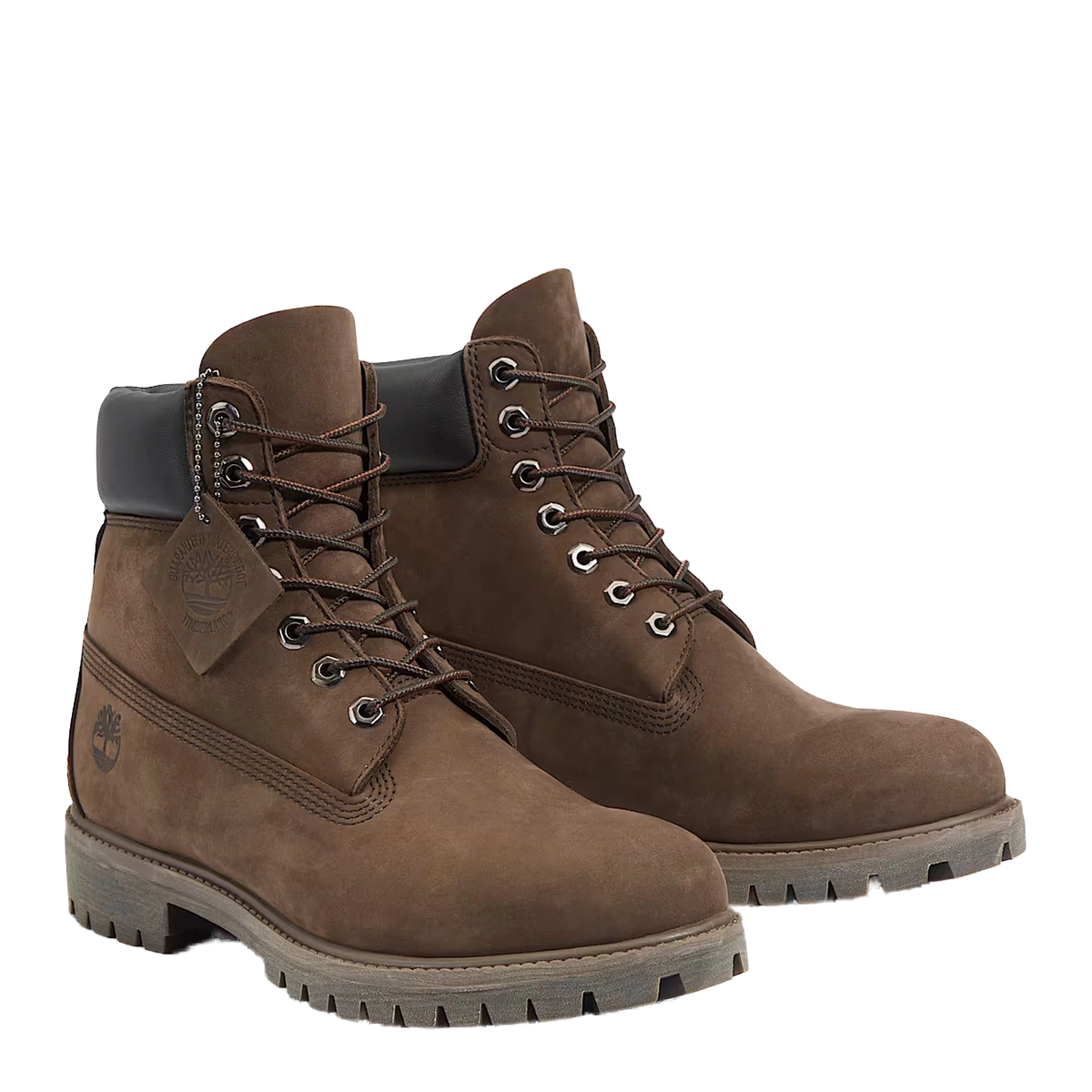 Timberland 6 Inch Lace Waterproof Boot Brown - View 4