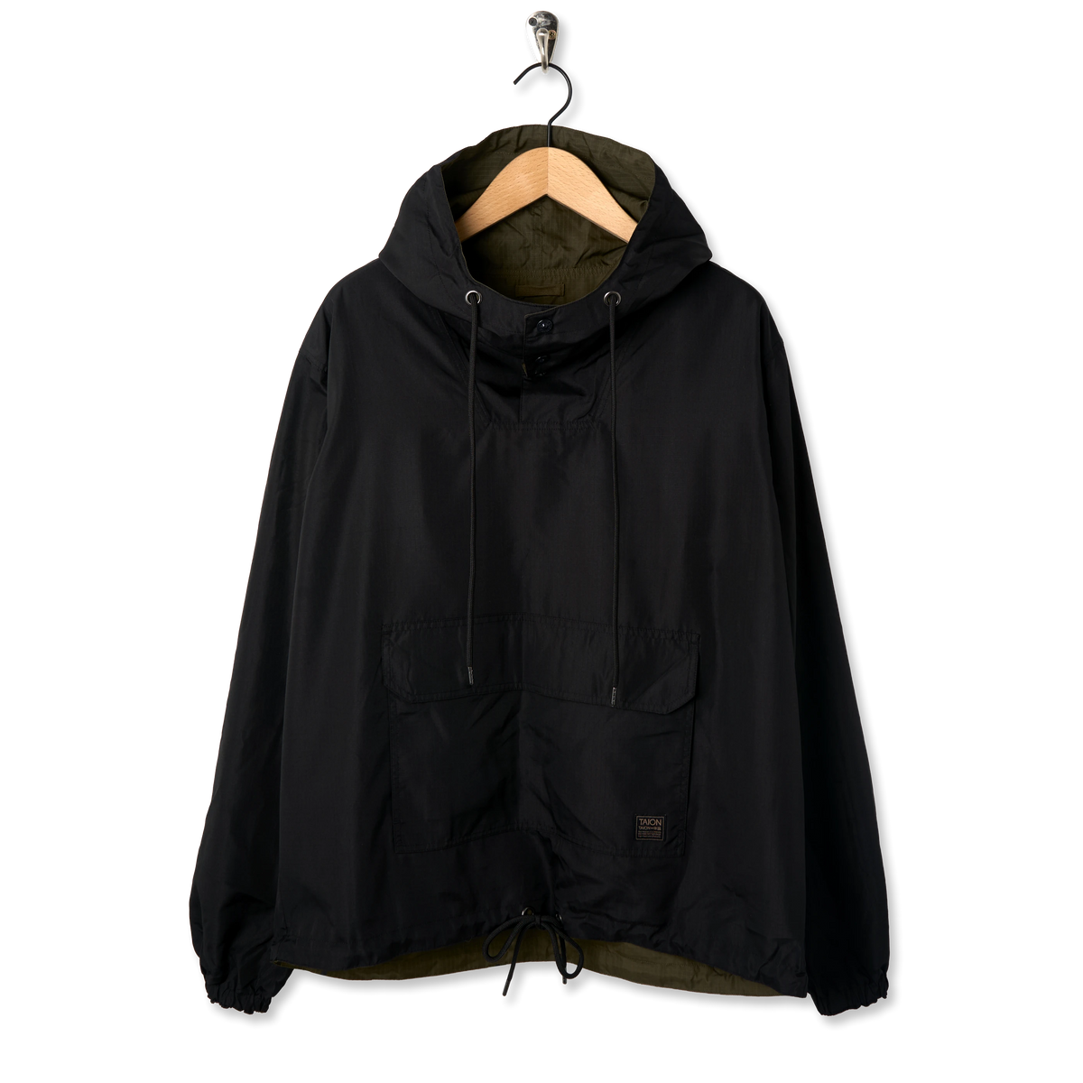 Taion Military Reversible Anorak Black - Detail 4