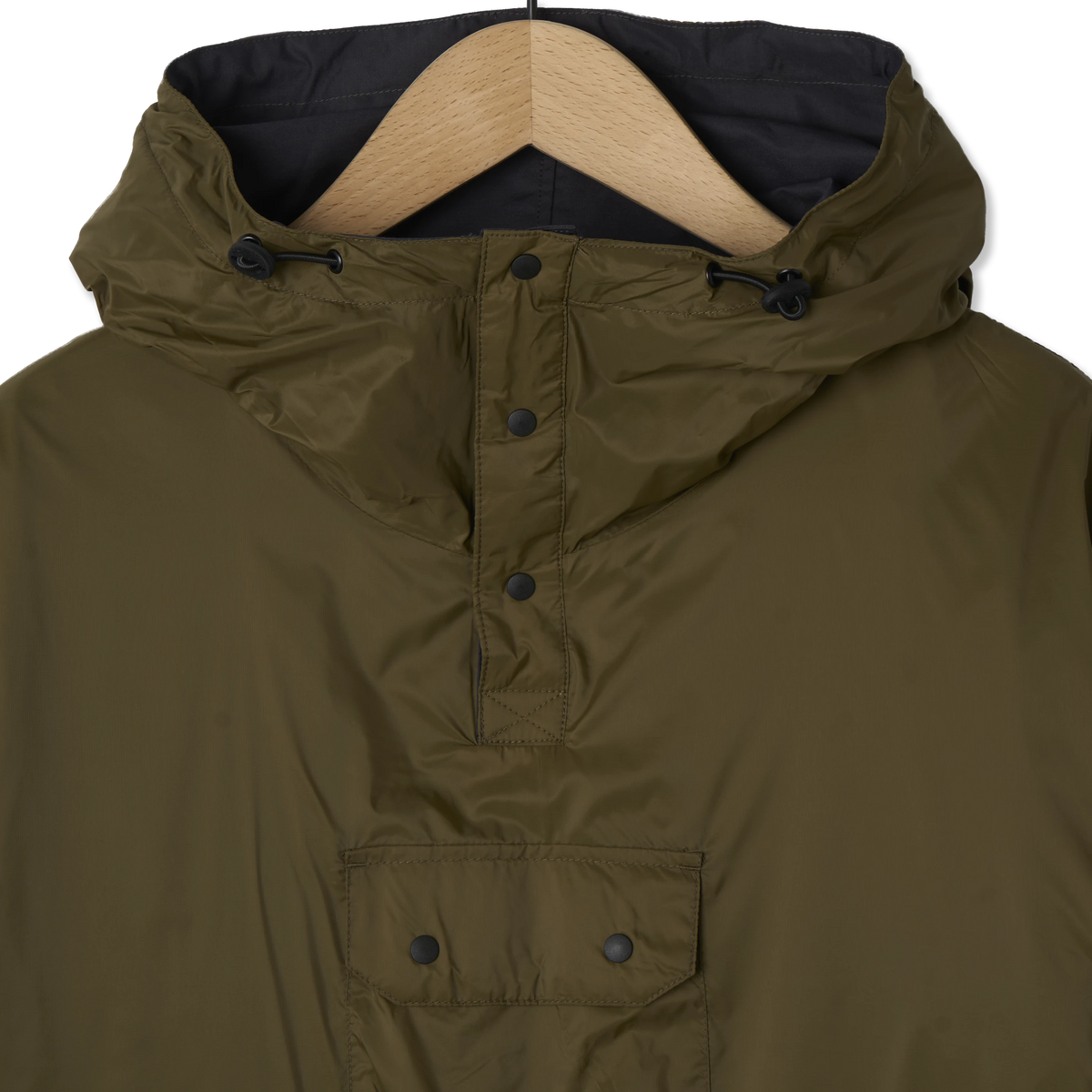 Taion Mountain Non Down Reversible Hooded Jacket Dark Olive / Dark Navy - Detail 2