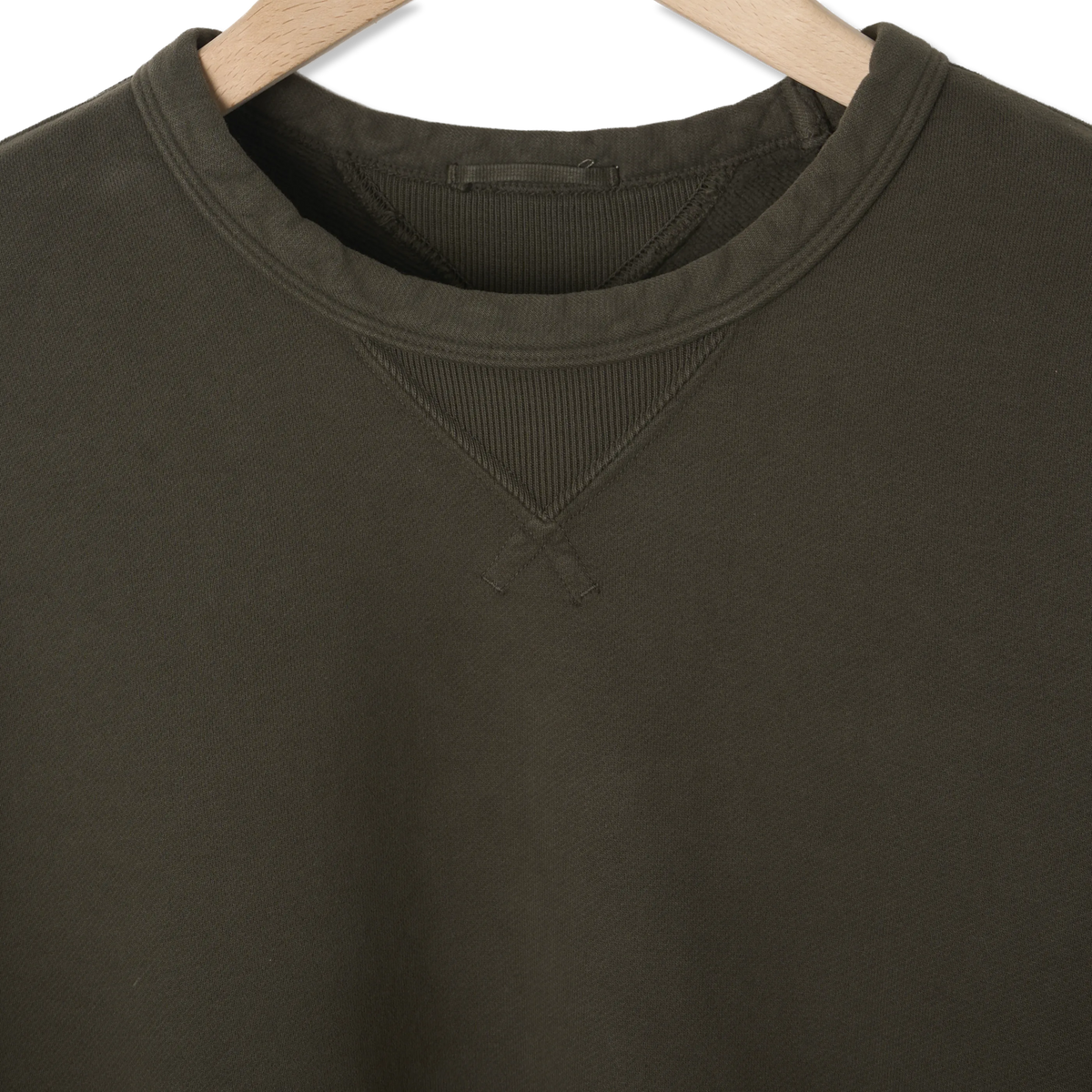 Ten C Felpa Girocollo Chiusa Crew Sweat Lizard Green - Detail 2