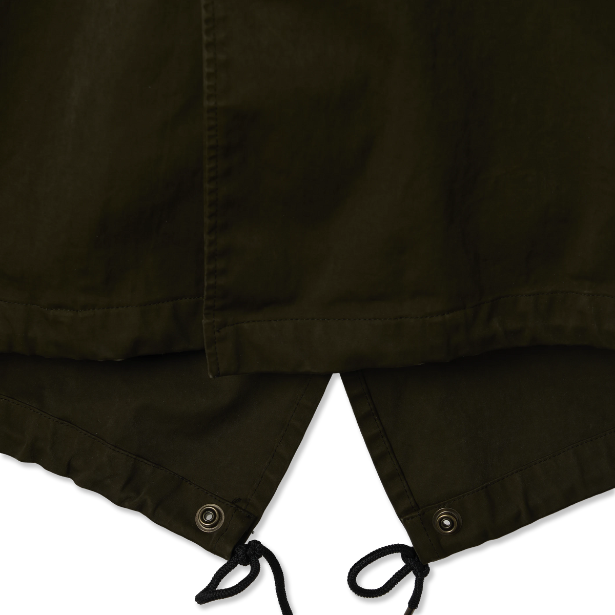 Ten C Hooded Parka Jacket Green - Detail 3