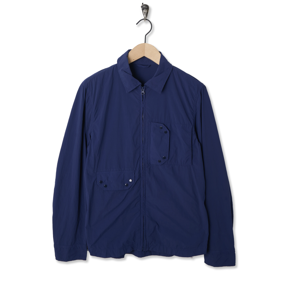 Ten C Lightweight Jacket Blue Night - Front