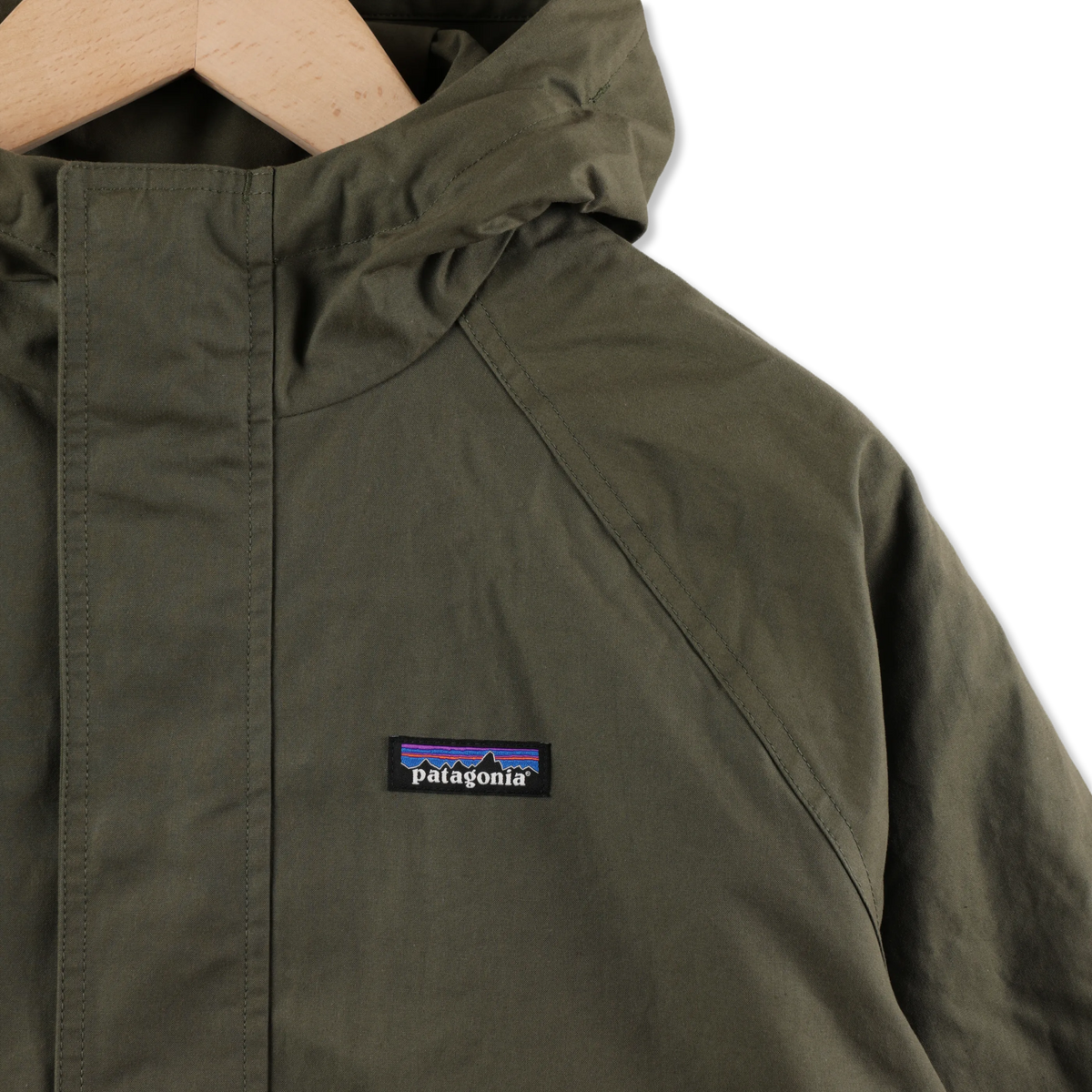 Patagonia Dry Wax Cotton Jacket Basin Green - Detail 3