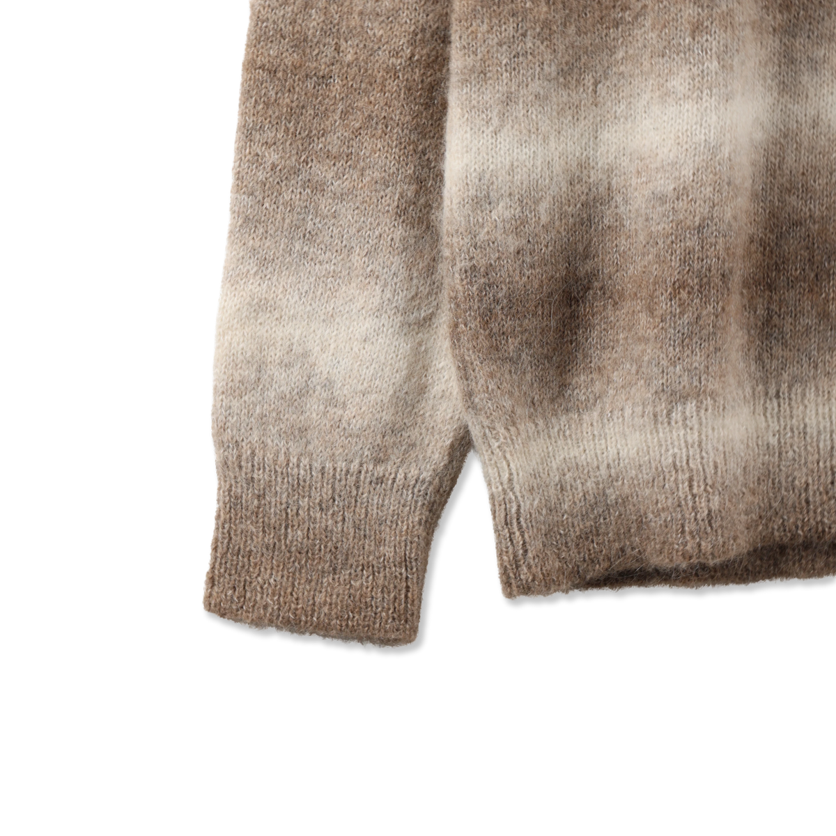 NN07 Alfie Polo Alpaca Blend Knit Light Camel - Detail 4